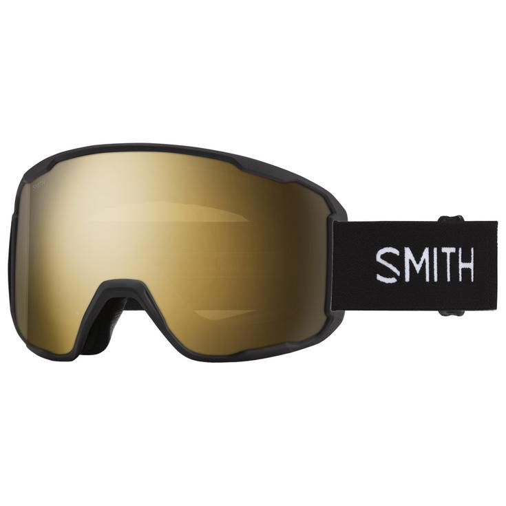 Smith Goggles Preview Black Chromapop Sun Black Gold Mirror Overview