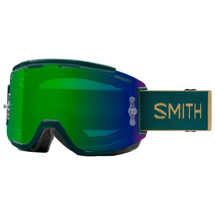 Smith Mountain bike goggles Squad MTB Spruce Safari - ChromaPop EveryDay Green Mirror Overview