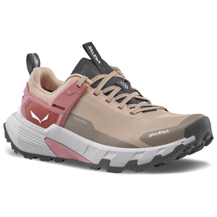 Salewa Fast-Hikingschuhe Pedroc 2 Ptx W Quicksand Bungee Cord Präsentation