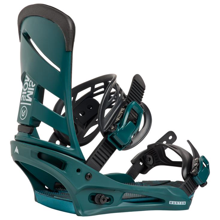 Burton Fijaciones snowboard Mission Atlantic Teal Presentación