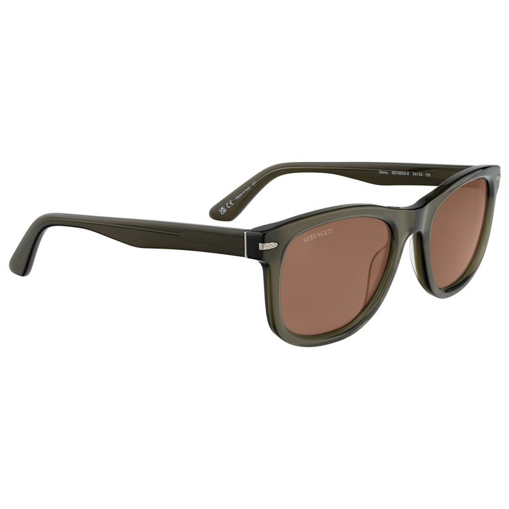 Serengeti Lunettes de soleil Danny Shiny Crystal Dark Green Mineral Polarized Drivers Présentation