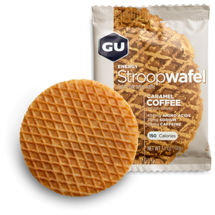 GU Energy Gateau Gaufre Energétique Caramel Coffee Voorstelling