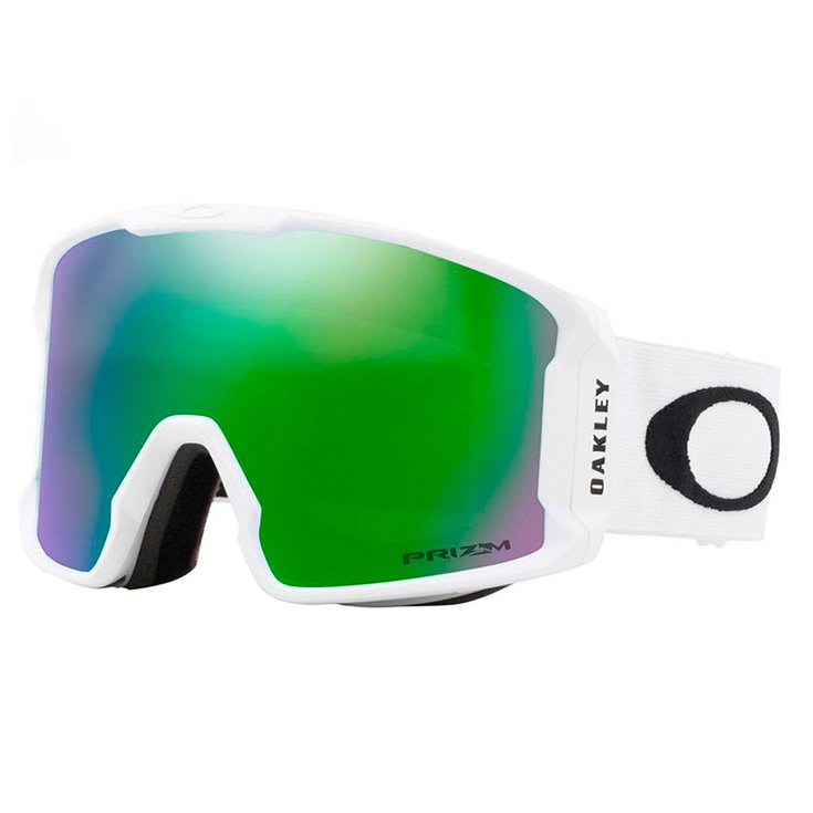 Oakley Masque de Ski Line Miner L Matte White Prizm Jade Iridium Présentation