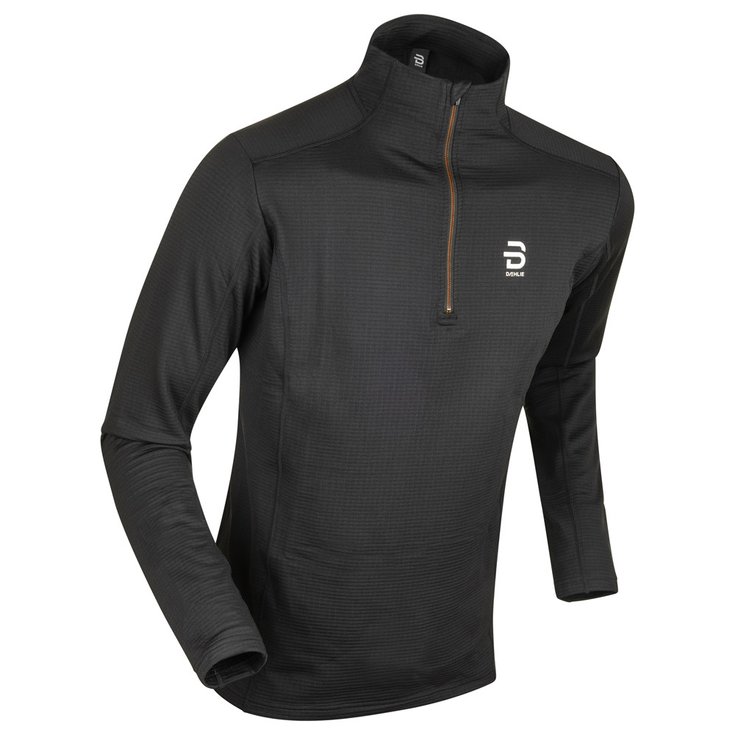 Bjorn Daehlie Maglietta da trail Half Zip Grid Black Presentazione
