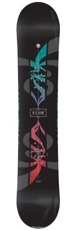 Flow Tabla De Snowboard Venus Black Venus-Black-Parte Superior