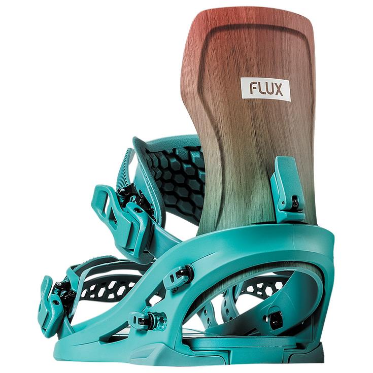 Flux Snowboard Binding XF Wood Fade Overview