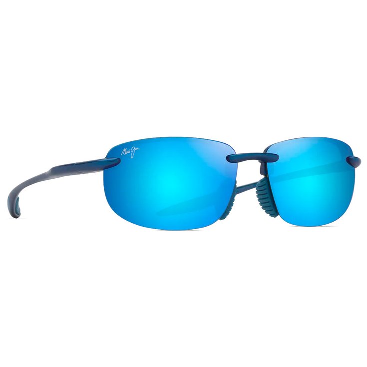 Maui Jim Zonnebrillen Hookipa Ultra Asian Fit Metal Matte Blue Blue Hawaii MauiUltra Voorstelling