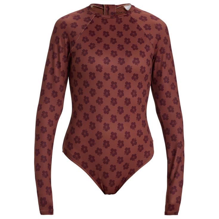 Roxy Bañador Roxy Pro Wave - Maillot de bain 1 pièce Chocolate Plum Polka Presentación