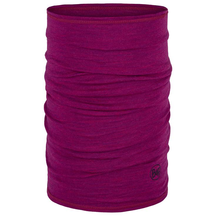 Buff Braga de cuello Merino Lightweight Neckwear Solid Magenta Presentación