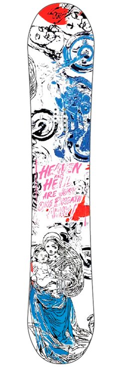 DC Planche Snowboard Andy Warhol PBJ Dos