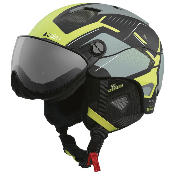 Cairn Skihelm mit Visier Spectral Mgt 2 Mat Black Hataum Präsentation