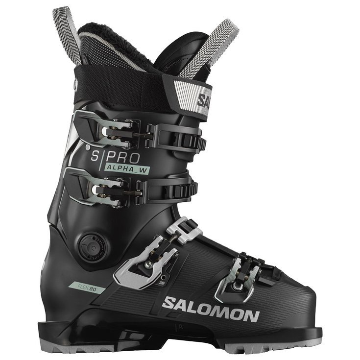 metgezel merknaam Montgomery Skischoenen Salomon S/Pro Alpha 80 W Black - Winter 2023 | Glisshop