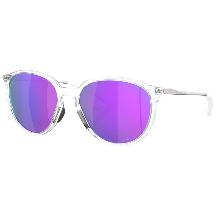 Oakley Sonnenbrille Sielo Polished Clear Prizm Violet Präsentation