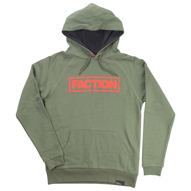 Faction Sweat Logo Hoodie Thyme Présentation
