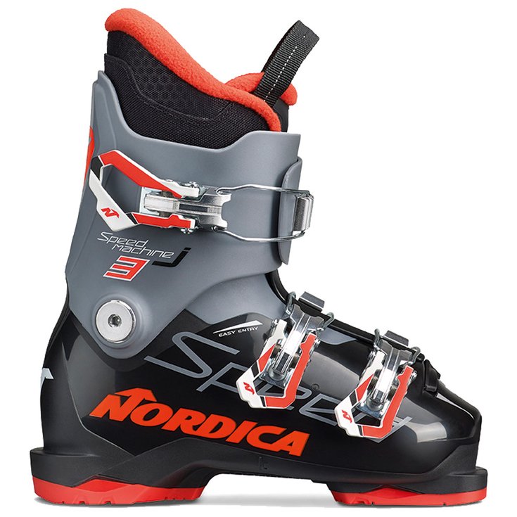 Nordica Chaussures de Ski Speedmachine J 3 Black Anthracite Red 