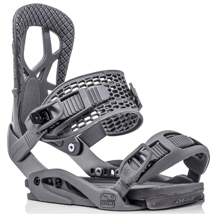 Drake Snowboard Binding Fifty Steel Grey Overview