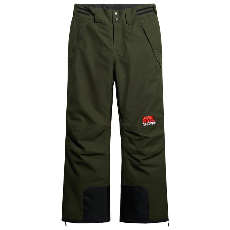 Superdry Pantalones de esqui Freestyle Core Ski Trouser Surplus Goods Olive Presentación