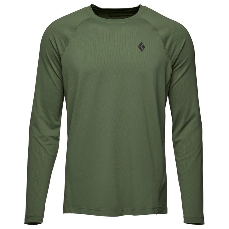 Black Diamond Climbing tee-shirt M Alpenglow L/S Crew Tundra Overview