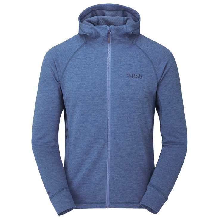 RAB Fleece Nexus Hoody Denim Overview