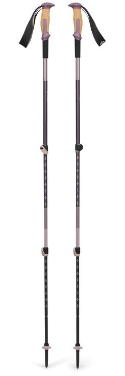 Black Diamond Skistöcke Trail Vista Shock Trek 110-140 cm Dark Mauve Präsentation
