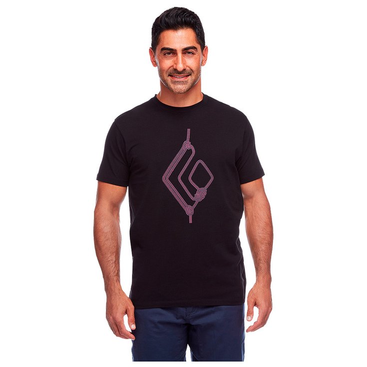 Black Diamond Tee-Shirt M Rope Diamond Tee Black Overview
