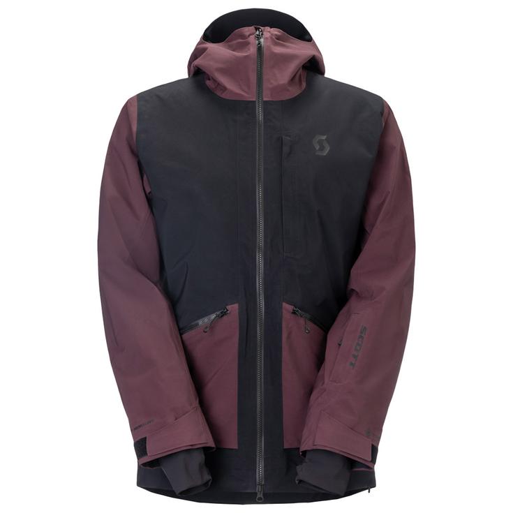 Scott Skijacke Vertic Gtx 2L Primaloft Black Cocoa Red Präsentation