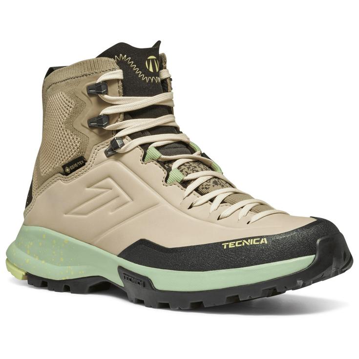 Tecnica Hiking shoes Forge Hike Mid Gore-Tex Ws Beige Lt Green Overview