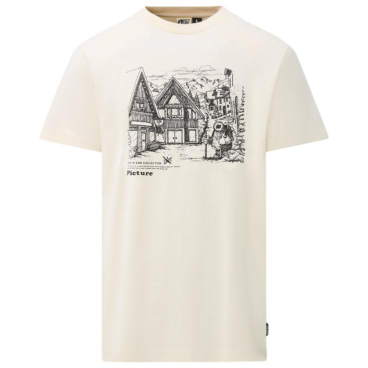 Picture Tee-shirt Dad &Son Granbo Natural White Présentation