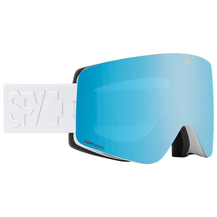 Spy Skibrille Marauder Se Matte White Happy Boost Bronze Ice Blue Spectra + Happy Boost Low Light Red Coral Präsentation