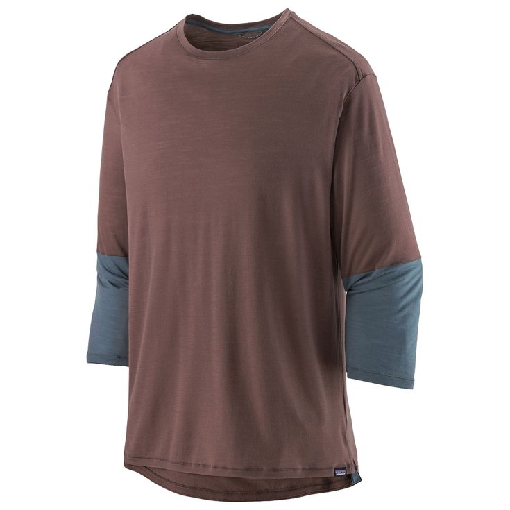 Patagonia MTB jersey M's Merino 3/4 Sleeve Bike Jersey Dusky Brown Overview