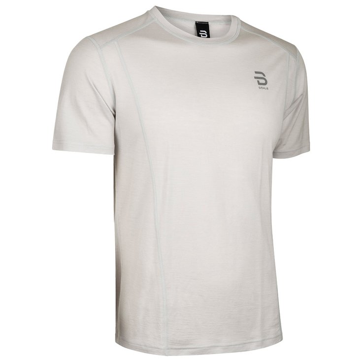 Bjorn Daehlie Tee-shirt de trail T-Shirt Athlete Wool Quiet Grey Presentación