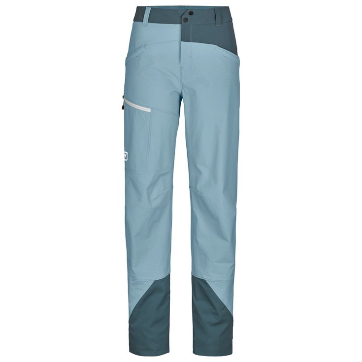 Ortovox Pantalones de esqui Mondeval Pants W Glacier Grey Presentación