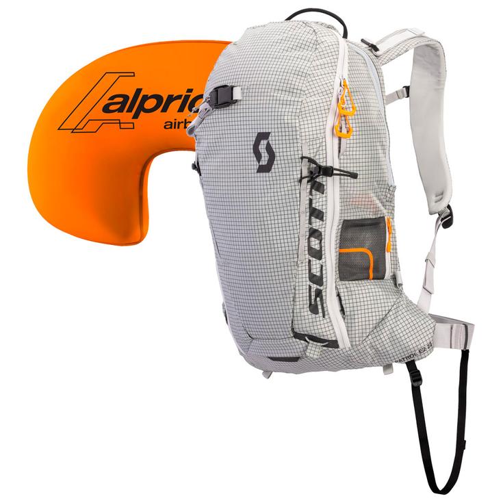 Scott Mochila airbag Pack Patrol E2 22 Kit Light Grey Black Presentación