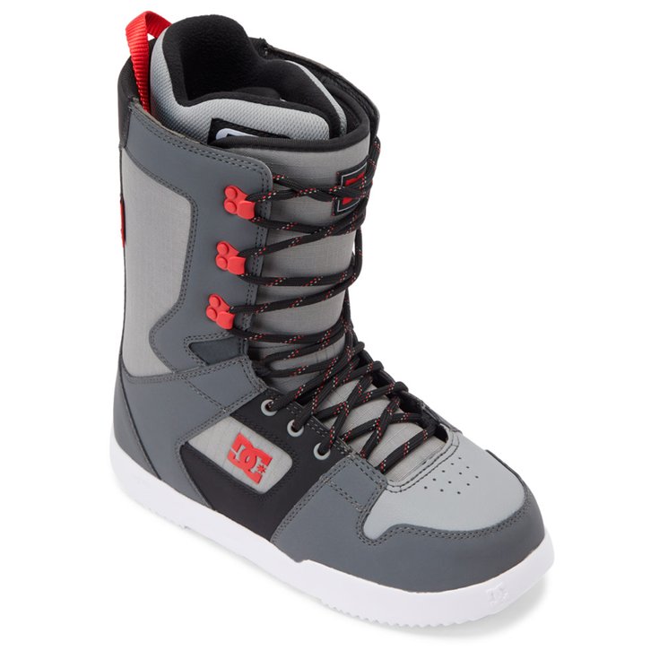 DC Boots Phase lace Grey Black Red Overview
