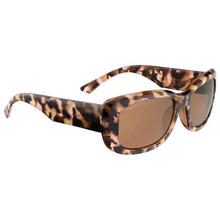 Serengeti Zonnebrillen Bianca Nova Shiny Tortoise Burgundy Honney Mineral Polarized Drivers Voorstelling