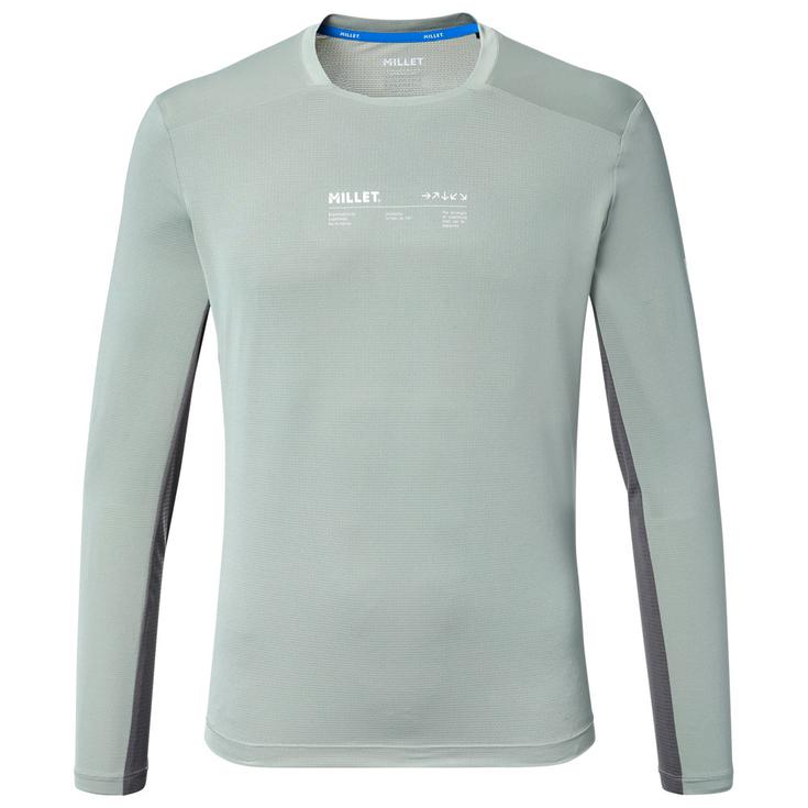 Millet Trail T-shirt Intense LS Granite Tarmac Voorstelling