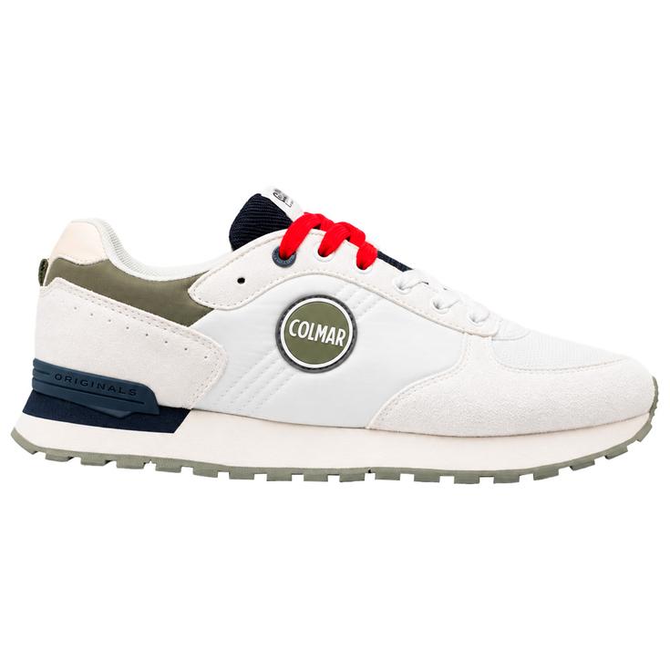 Colmar Schuhe Travis Authentic White Military Green Navy Präsentation