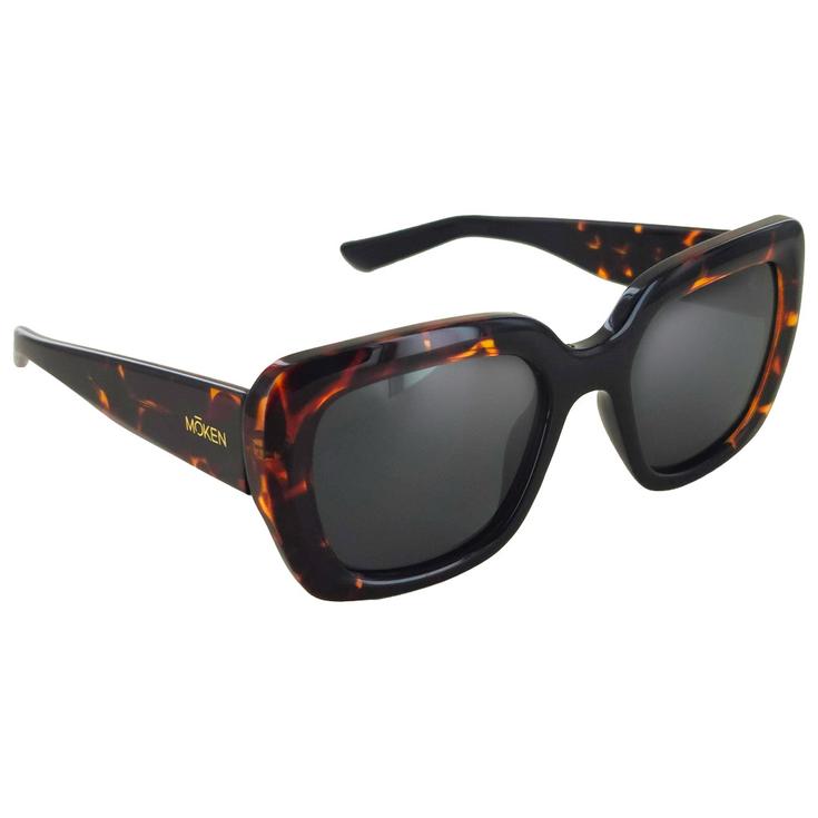 Moken Vision Sunglasses Iris Black Tortoise Grey Cat.3 Polarized Overview