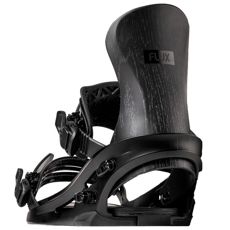Flux Snowboard Binding SR Black Wood Overview