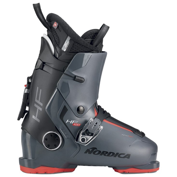 Nordica Chaussures de Ski Hf 100 Anthracite Noir Rouge 