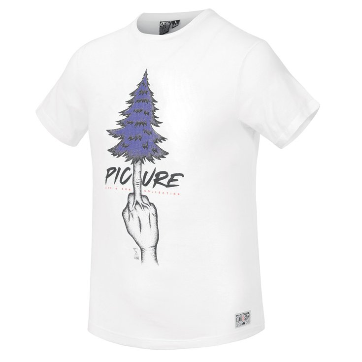 Picture Tee-Shirt Pine White Overview