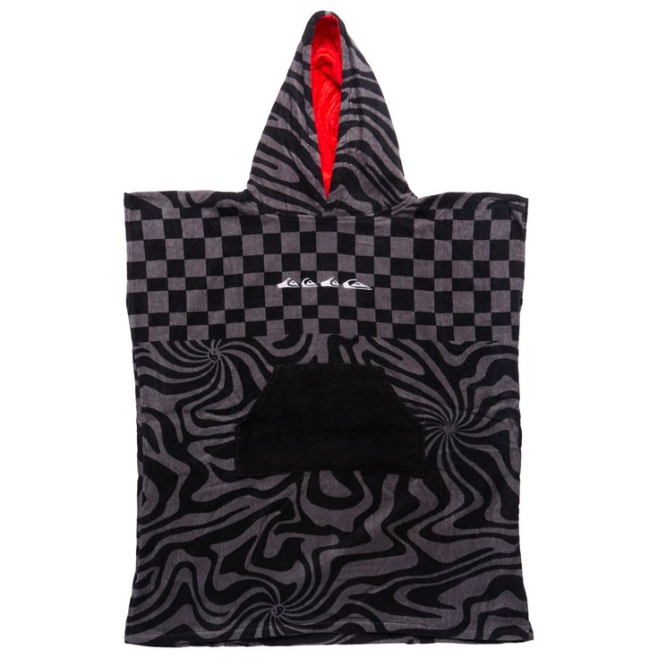 Quiksilver Mantelle Hoody Towel Youth Tarmac Presentazione