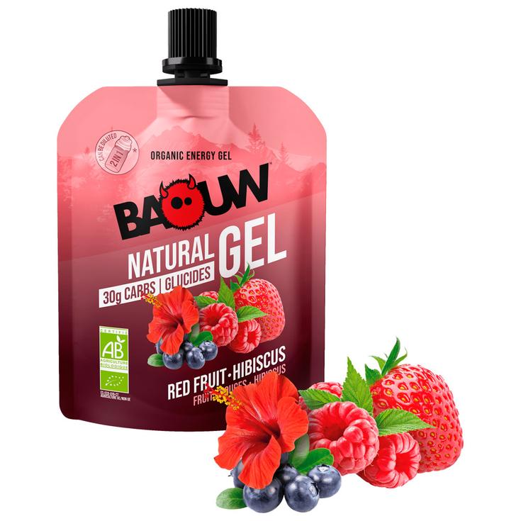 Baouw Energy Gel Gel Naturel Bio 85 g. Fruits Rouge Hibiscus Overview