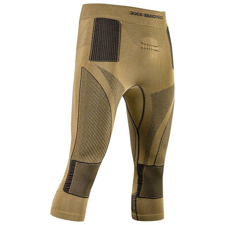 X Bionic Code Radiactor 4.0 Pants 3/4 Gold Black 