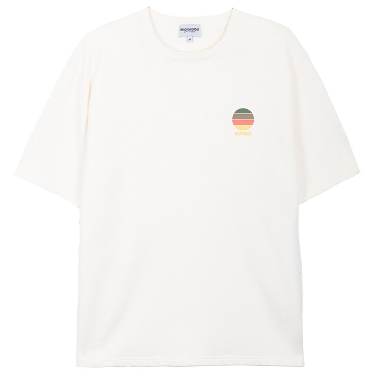 French Disorder Tee-shirt Martin Sunset Cream Présentation