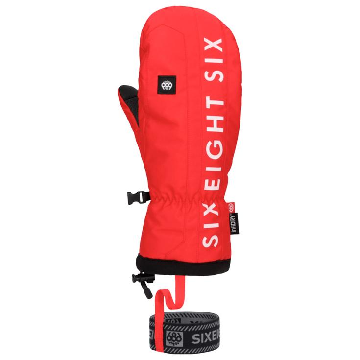 686 Mitten Team Merino Mitt True Red Overview