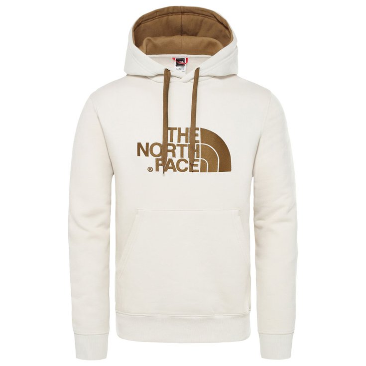 The North Face Sweatshirt Drew Peak Vintage White British Khaki Präsentation