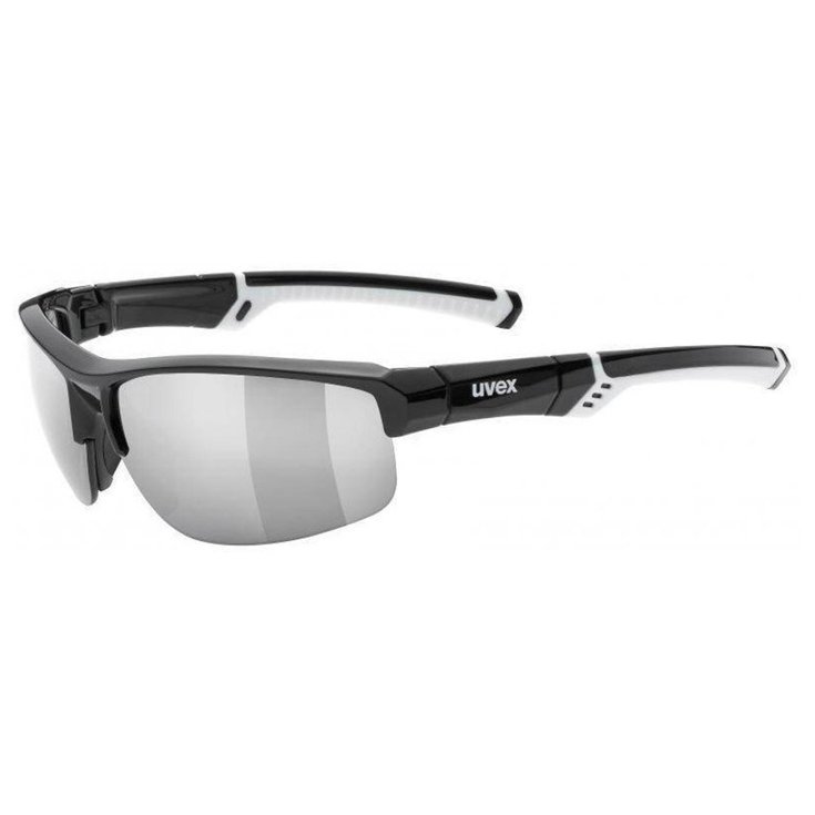 Uvex Sunglasses Sportstyle 226 Black White litemirror silver cat. 3 Overview