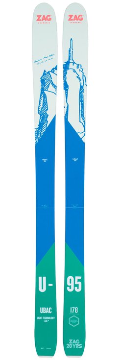 Zag Ski de randonnée Ubac 95 Ltd Côté