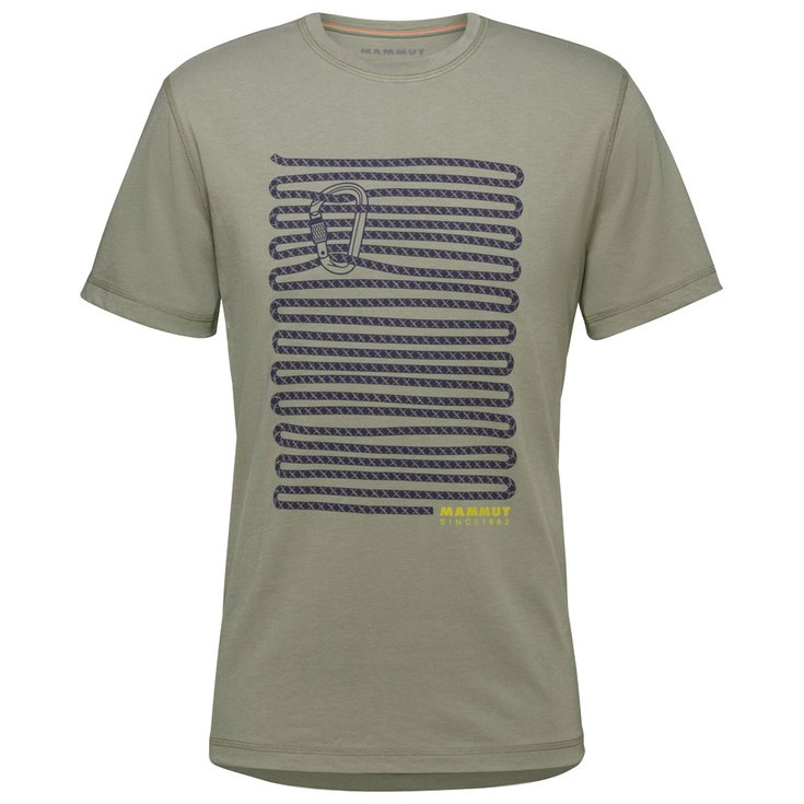Mammut Tee-shirt Mammut Core T-Shirt Men Rope Tin Overview